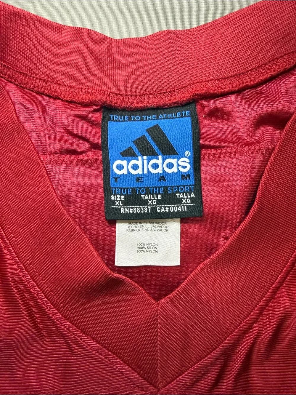adidas San Francisco 49ers Lewis #43 Red/White NFL Football Jersey Men's XL